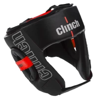 Шлем боксерский открытый PU CLINCH S-XL Чёрный C142-1   L
