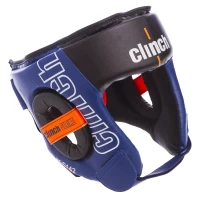 Шлем боксерский открытый PU CLINCH S-XL Синий C142-2   L