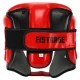 Шлем боксерский открытый кожаный FISTRAGE FURIOUS Красный VL-4466R   XL