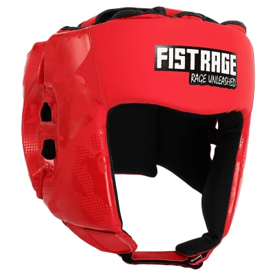 Шлем боксерский открытый FLEX FISTRAGE Красный VL-5492R   M