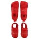 Защита голени и стопы для каратэ Arawaza GO-1252R Replica XS-XL Красный   M