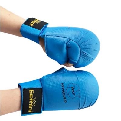 Перчатки накладки для каратэ Gemini GK-1602-BL Синий