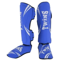 Защита голени и стопы единоборств TWS размер S-L BO-7971-BL   S