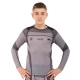 Костюм компрессионный детский рашгард лонгслив штаны и шорты VNM серый 9533B-9633B-V5024   XXS