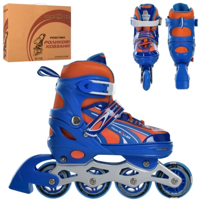 Ролики Profi Roller A 4146-L-BL размер 39-42 Синий-Оранжевый