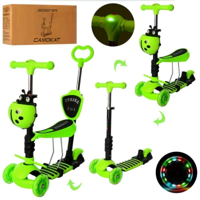 Самокат JR 3-026-L-GR