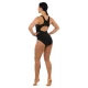 Купальник для плавания слитный женский Черный EUKIVNTH Y-9001