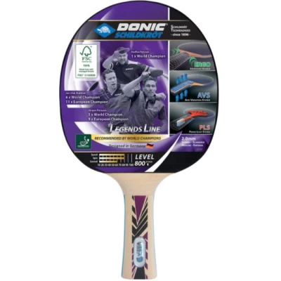 Ракетка для настольного тенниса Donic-Schildkrot Legends 800 FSC 754425 (Оригинал) Ракетка для настольного тенниса Donic-Schildkrot Legends 800 FSC 754425 (Оригинал)