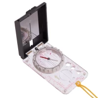 Компас жидкостный планшетный в закрытом корпусе с зеркалом DC-45-6B