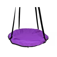 Качели подвесные для детей и взрослых, гнездо аиста PURPLE (фиолетовый) KK-01PUR