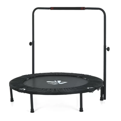 Батут для фитнесса с ручкой Profi Sport 100см черный MS 3383-8
