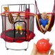 Батут детский 6в1 140см MS 4291-R
