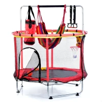 Батут детский 6в1 140см MS 4291-R