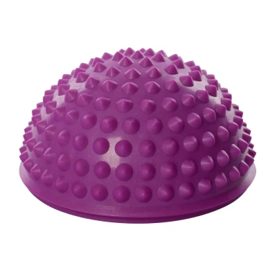 Полусфера массажная балансировочная ёжик 275грамм GB-1589-PUR фиолетовый