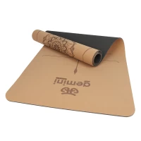 Коврик для йоги пробковый каучуковый Gemini 183см*61cm*5mm CTY-0685