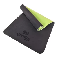 Коврик для фитнеса и йоги TPE+TC 6мм Gemini Pro GE-6BLGR