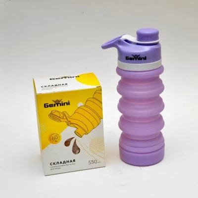 Бутылка для воды 550мл Gemini BG07-PUR