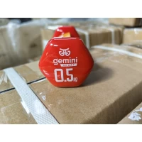 Гантель для фитнеса с виниловым покрытием 2шт по 0.5кг Gemini Sport GSD-0.5RED