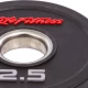 Блины (диски) полиуретановые LIFE FITNESS GC-80154-2.5 51мм 2.5кг черный