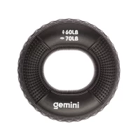 Эспандер кистевой кольцо силикон Gemini GI-4000-(60LB-70LB) нагрузка  27кг-31кг черный