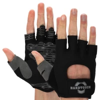 Перчатки для фитнеса и тренировок HARD TOUCH S-XL Чёрный BC-4462   L