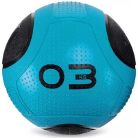 Мяч медицинский медбол Medicine Ball  GI-2620-3 3кг синий-черный
