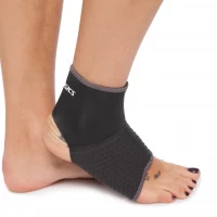 Бандаж на голеностоп эластичный ASC размер M-L 1шт черный   M