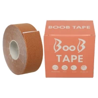 Кинезио тейп для тейпирования груди Kinesio tape BOOB размер 2.5смх5м бежевый BC-1093-2_5 Кинезио тейп для тейпирования груди Kinesio tape BOOB размер 2.5смх5м бежевый BC-1093-2_5