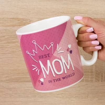 Кружка Гигант Лучшая мама на свете - Best MOM in the world (розовая) Кружка Гигант Лучшая мама на свете - Best MOM in the world (розовая)