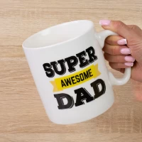Кружка Гигант Супер потрясающий папа - Super dad