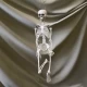 Скелет человека подвижный декоративный H90см Скелет человека подвижный декоративный H90см