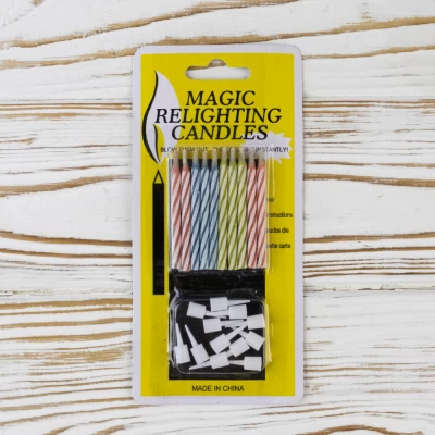 Свечи для торта Магические (уп. 10шт)