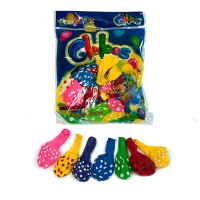 Шары воздушные Ассорти 10 дюймов в горох (уп. 50шт) Шары воздушные Ассорти 10 дюймов в горох (уп. 50шт)