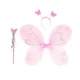 Набор Бабочки Карнавальный 50х38см (розовый)