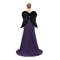 Крылья Амура гигант 60х70см (черные)