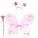 Набор Бабочки Карнавальный 50х38см (розовый)