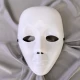 Маска Безликая Вольто (белая) Маска Безликая Вольто (белая)