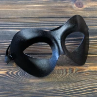 Венецианская маска Мужская (черная)