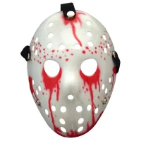 Маска Джейсона пластик (кровавая)