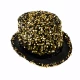 Шляпа цилиндр Блеск (золотая)