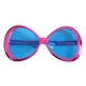 Очки Гигант круглые Металлик (фуксия)