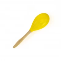 Деревянный Маракас для танцев L22 (желтый) (1шт)