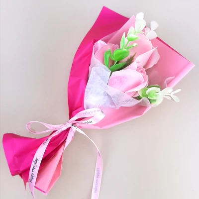 Букет роз из мыла Beauty is flowery 12576 (розовый)