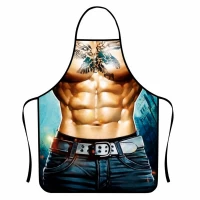 Фартук с приколом Мачо с тату Фартук с приколом Мачо с тату