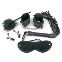 Эротический набор Бдсм для ролевых игр 6 предметов 12075 (черный)