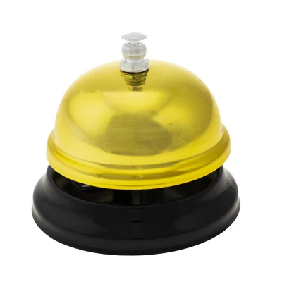 Звонок портье настольный 6,5х5,5см (золотой)