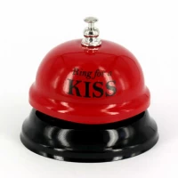 Звонок настольный KISS (красный)