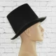 Шляпа Цилиндр фетр высокий H15см