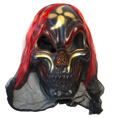 Маска Смерть с капюшоном (черная)