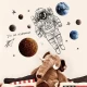Интерьерная наклейка Космонавт XL8335 90х60см